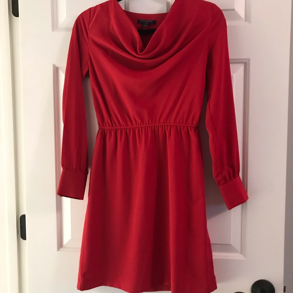 Banana Republic red dress